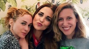 Paula, Marta Hazas y Cecilia Freire se reencuentran