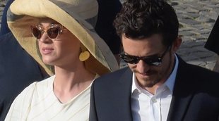 Katy Perry y Orlando Bloom conocen al Papa Francisco