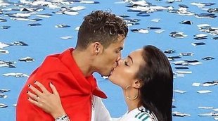 CR7 y Georgina, puro amor en la Champions