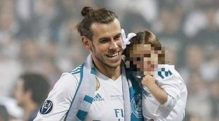 Gareth Bale saca su lado más paternal para celebrar la Champions