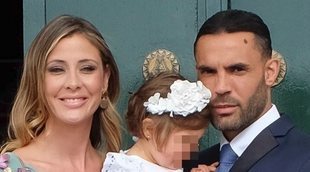Elisabeth Reyes y Sergio Sánchez celebran el  bautizo de su hija