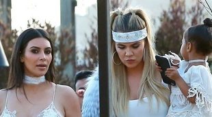 La tierna foto de Kim y Khloe con sus hijas Chicago y True