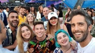 Roberto Leal celebra su cumpleaños con los concursantes de 'OT 2017'
