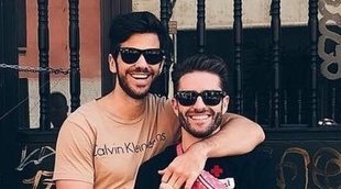 El beso de película de Pelayo Díaz y Andy Mc Dougall