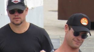 Elsa y Hemsworth disfrutan de España con Matt Damon y su mujer