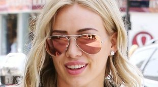 La embarazada Hilary Duff compite en barriguita con su novio