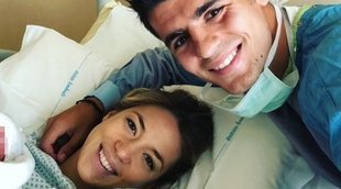 La nueva vida como papás de gemelos de Morata y Campello
