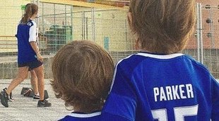 Los hijos de Casillas, sus mayores fans en el campo