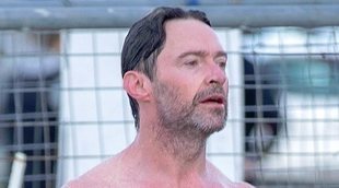 Hugh Jackman luce su espectacular físico en la playa