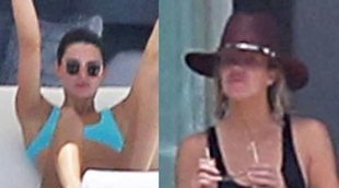 El cabreo de Khloe y Kendall en sus vacaciones en México con sus chicos