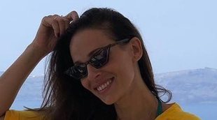 Eva disfruta de Santorini y de la boda griega de María José Suárez