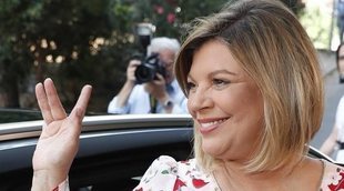 Terelu Campos, feliz gracias a la visita de un gran amigo