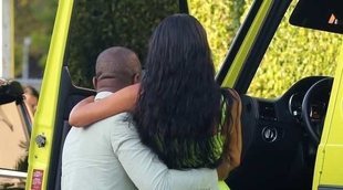 Los problemas de Kim para bajar del coche por su ajustadísimo vestido