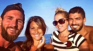 Los Messi y los Suárez, día en alta mar