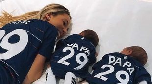 Los hijos de Morata y Alice, adorables vestidos del Chelsea