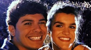 Alfred da el pregón en el Prat de Llobregat con Amaia