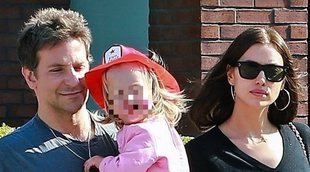 Irina Shayk y Bradley Cooper, de paseo con su hija Lea