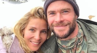 Chris Hemsworth y Elsa Pataky despiden el año en la nieve