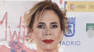 Ágatha Ruiz de la Prada, con su perro por los desfiles de la MBFW