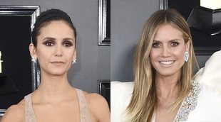 Nina Dobrev y Heidi Klum deslumbran en los Grammy