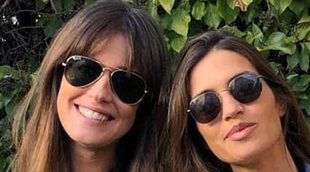 Sara, anfitriona en la baby shower de Isabel Jiménez