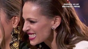 Eva, emocionada con la marcha de un concursante de 'La Voz'