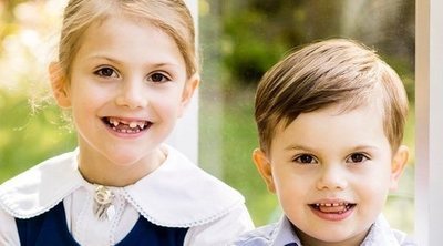 Estela y Oscar de Suecia, dos hermanos adorables entre flores en el Día Nacional de Suecia 2019