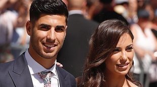 Asensio y Sandra oficializan su noviazgo en la boda de Ramos