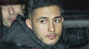 Omar Montes, escoltado por la Policía tras su concierto