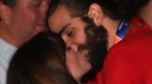El beso de Ricky Rubio con su novia para celebrar su victoria en el Mundial