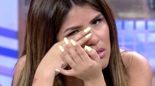 Chabelita rompe a llorar por la ausencia de su madre en su debut musical