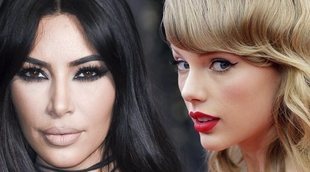 Kim Kardashian pillada escuchando a Taylor Swift