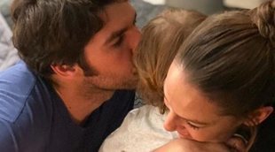 Eva celebra su cumpleaños con los hombres de su vida