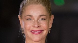 Belén Rueda, ilusionada junto al joven piloto Javier Artime