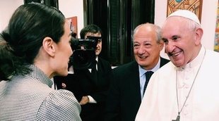 Así fue el encuentro entre Tamara Falcó y el Papa Francisco