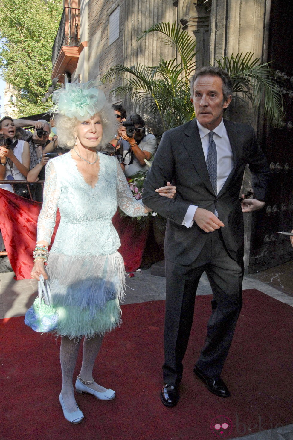 Cayetana Fitz-James Stuart y Alfonso Díez en la boda de MCST