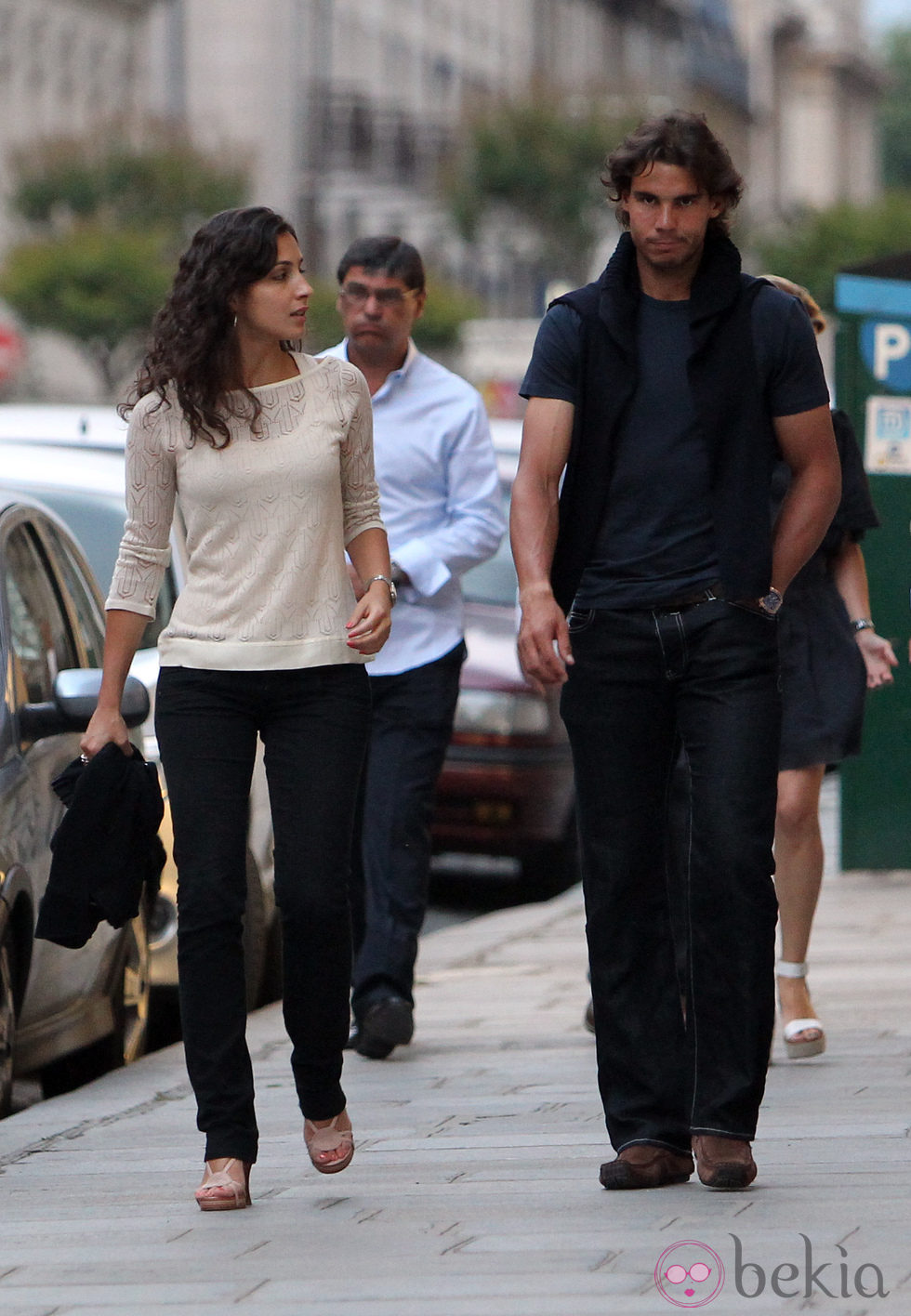 Xisca Perelló y Rafa Nadal en París