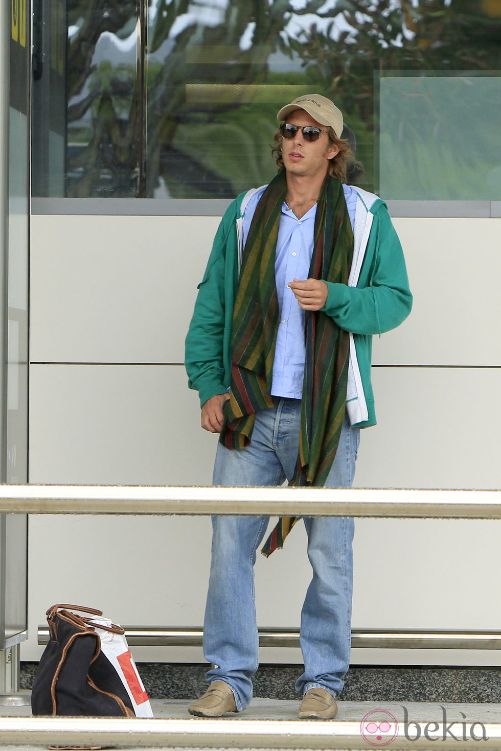 Andrea Casiraghi a su llegada a Ibiza