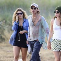 Andrea Casiraghi, Tatiana Santo Domingo y unos amigos en Ibiza