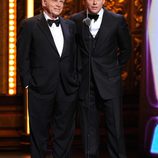 Robert Morse y Matthew Broderick en los Premios Tony 2011