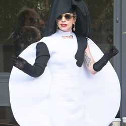 Lady Gaga en blanco y negro