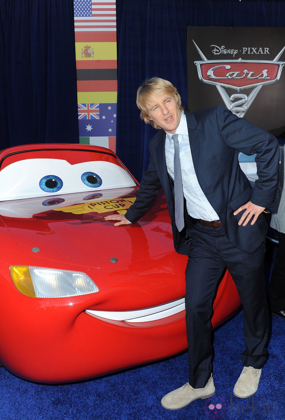 Owen Wilson en el estreno de 'Cars 2'