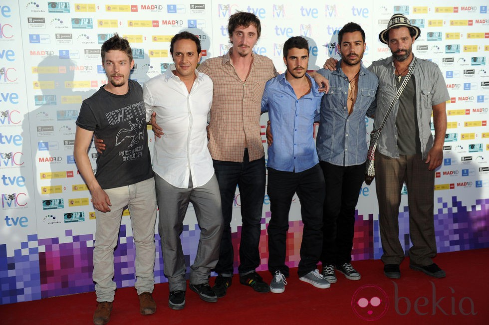 Jan Cornet y los chicos de 'El Barco' en la Fiesta del Cine Español