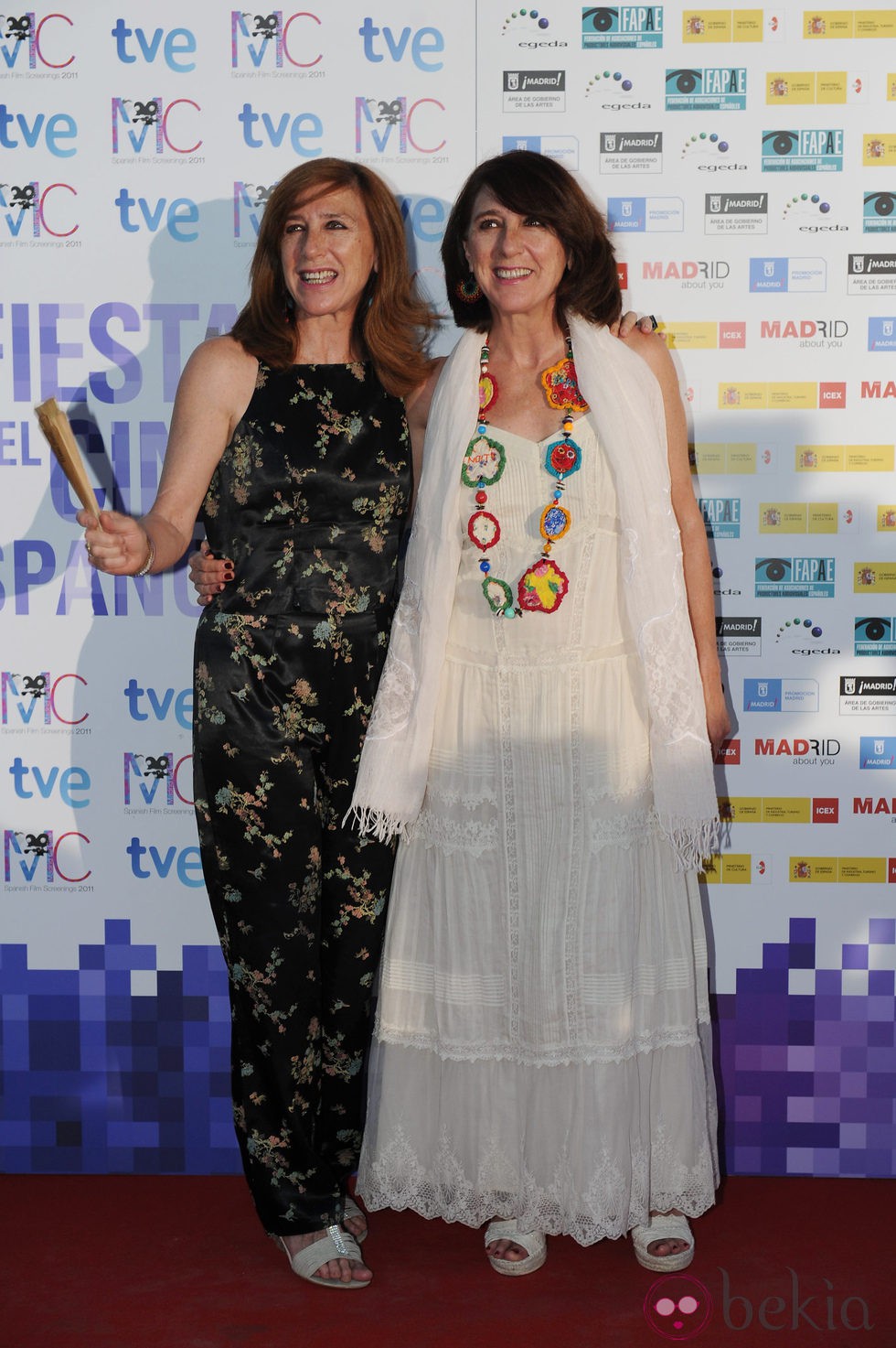 Soledad y Gracia Olayo en la Fiesta del Cine Español