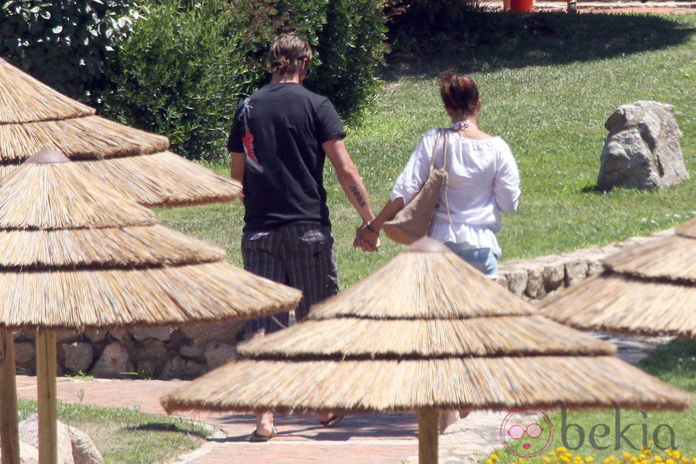 Fernando Torres y Olalla Domínguez pasean por Cerdeña