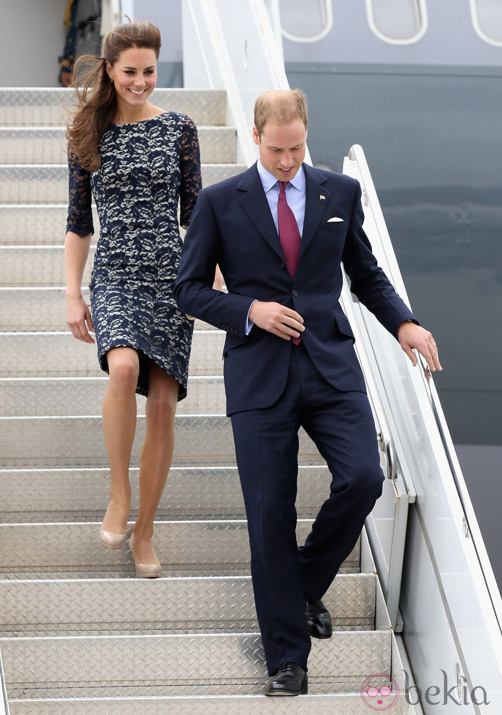 Guillermo y Catalina de Cambridge desembarcan en Canadá