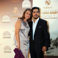 Niña Pastori en la cena benéfica por Haití del Real Madrid