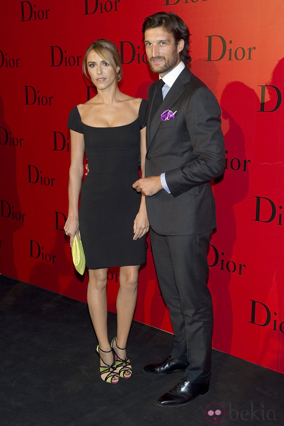 Rafa Medina y Laura Vecino en la fiesta Dior