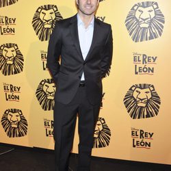 Daniel Muriel en el estreno del musical 'El Rey León' en Madrid