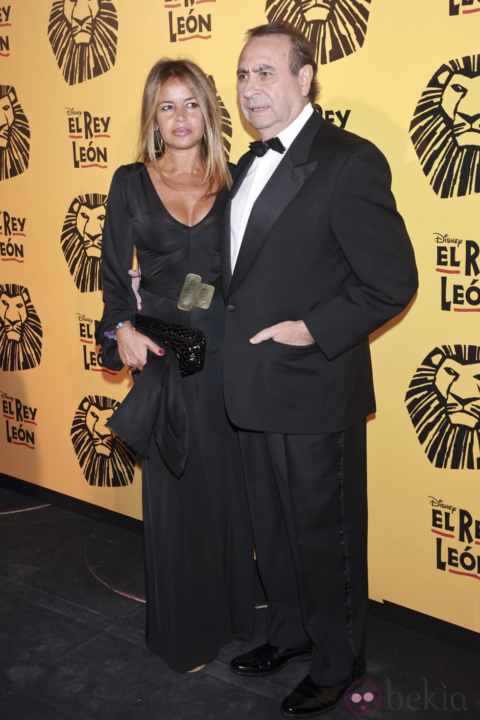 Pedro Trapote y Begoña Barcía Vaquero en el estreno del musical 'El Rey León' en Madrid